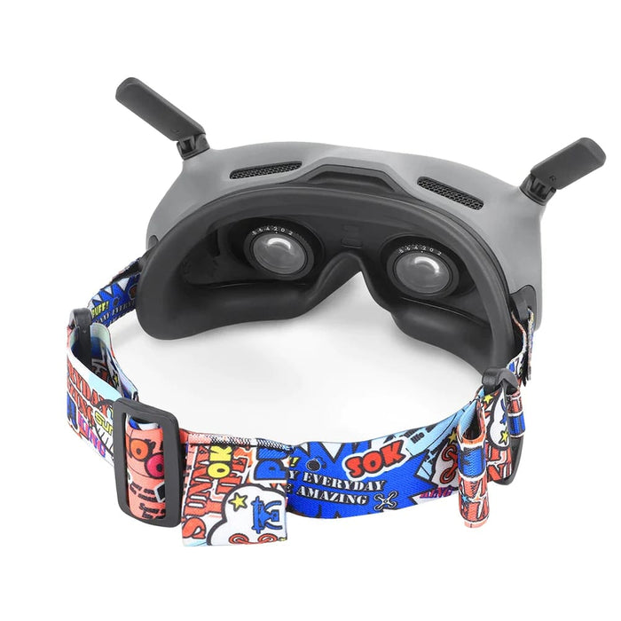 Adjustable Battery Strap for Googles 2 Colourful Headband