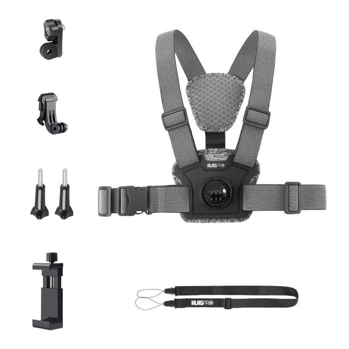 Adjustable Body Mount Belt Chest Strap With And Screw