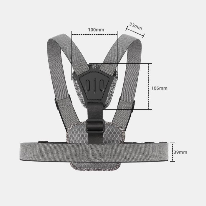 Adjustable Body Mount Belt Chest Strap With And Screw