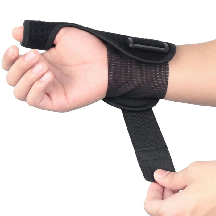Adjustable Breathable Thumb Brace Gloves with Steel Bar