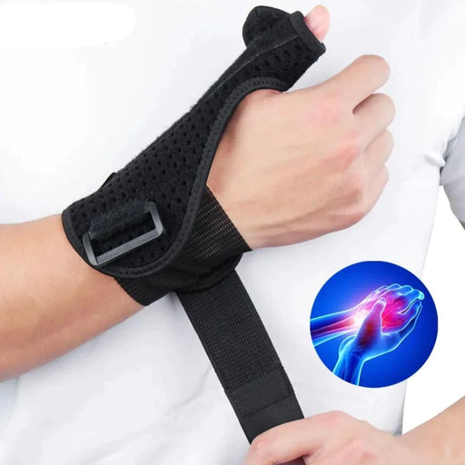 Adjustable Breathable Thumb Brace Gloves with Steel Bar