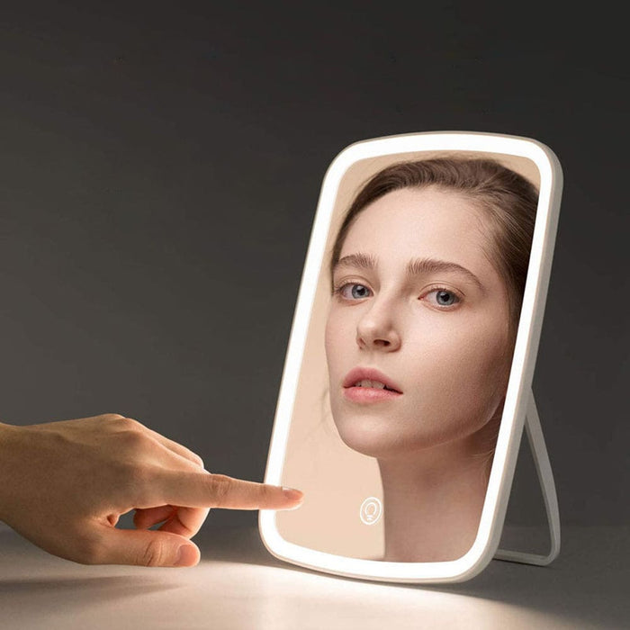 Vibe Geeks Adjustable Brightness Led Makeup Mirror- Usb
