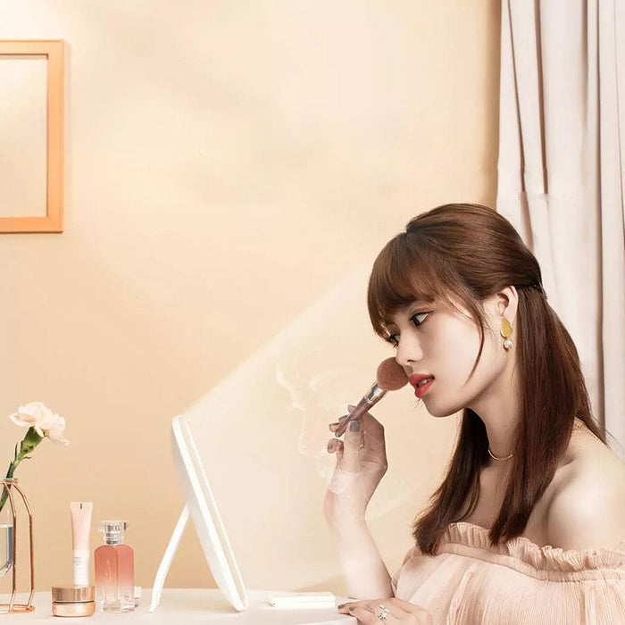 Vibe Geeks Adjustable Brightness Led Makeup Mirror- Usb