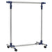 Adjustable Clothes Rack Stainless Steel 165x44x150 Cm