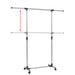 Adjustable Clothes Rack Stainless Steel 165x44x150 Cm