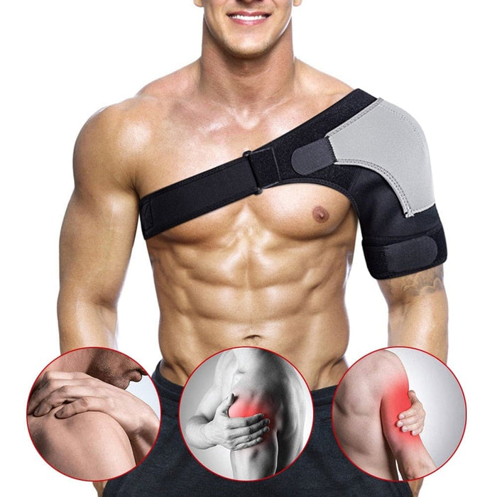 1pc Adjustable Compression Shoulder Brace Support with Ice