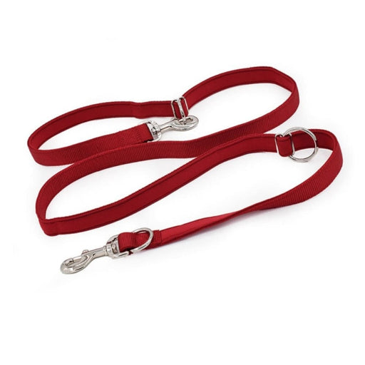 Adjustable Double Head Dog Leash with p Chain Hook