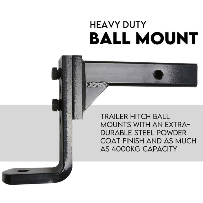 Adjustable Drop Towbar Tow Bar Ball Mount Tongue 2’ Hitch