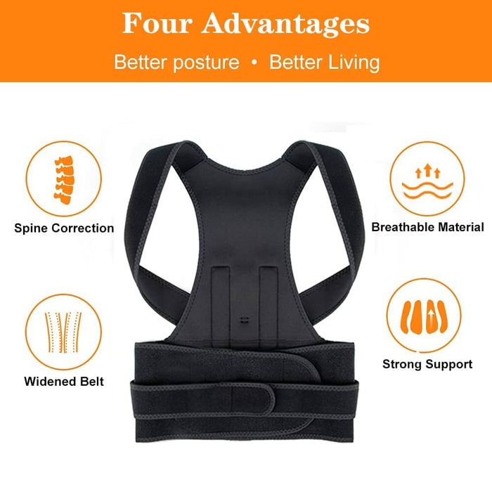 Nz Local Stock-adjustable Full Back Posture Corrector