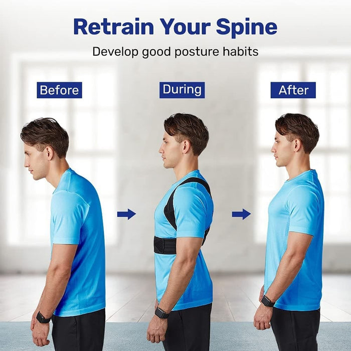 Adjustable Full Back Posture Corrector Support Straightener