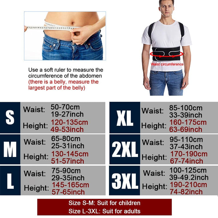 Adjustable Fully Back Posture Corrector Stop Slouching &