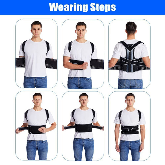 Adjustable Fully Back Posture Corrector Stop Slouching &