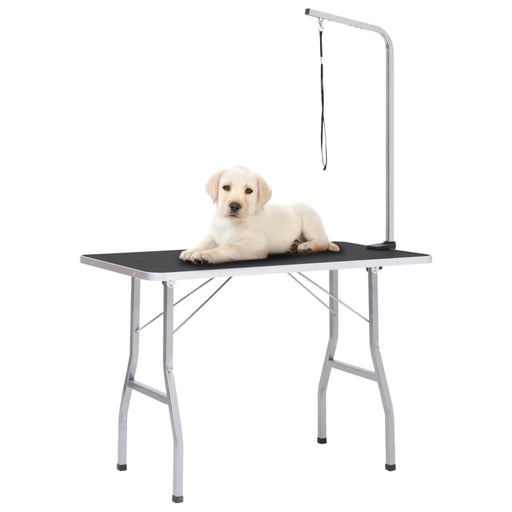 Adjustable Dog Grooming Table with 1 Loop Oioblp