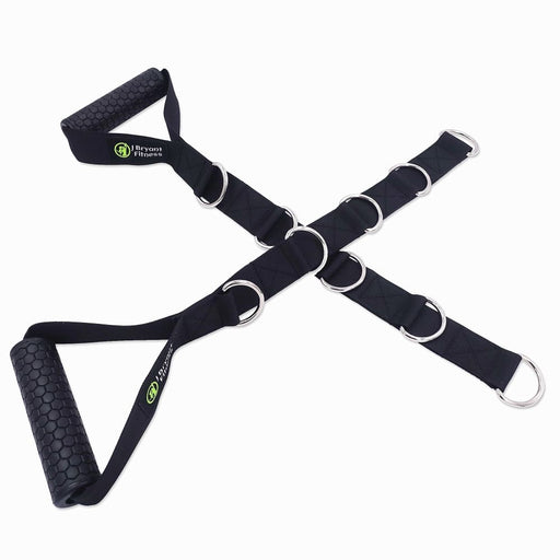 Adjustable Gym Handle With 5 D - rings For Cable Machine