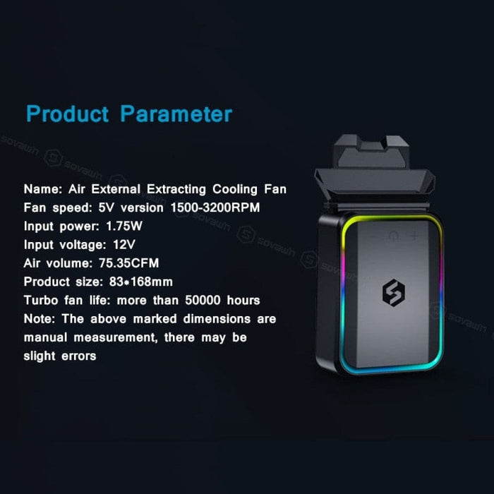 Adjustable Usb Heat Sink Air Extracting Vacuum Fan