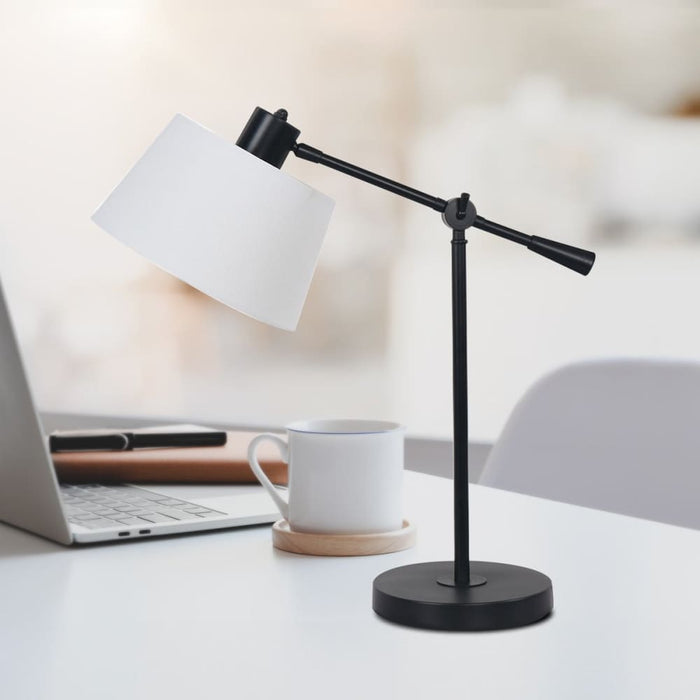 Adjustable Metal Table Lamp - Black