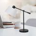 Adjustable Metal Table Lamp - Black