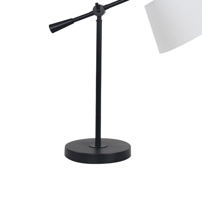 Adjustable Metal Table Lamp - Black