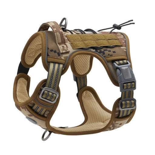 Adjustable Reflective No Pull Tactical Pet Vest Harness