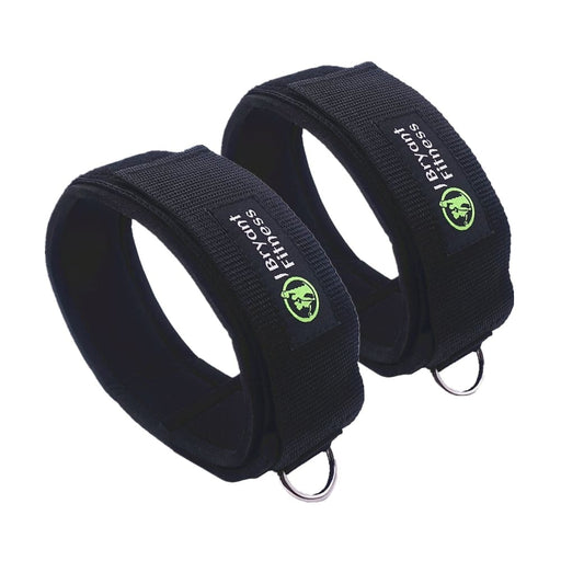 Adjustable D - ring Ankle & Thigh Straps For Gym Cable