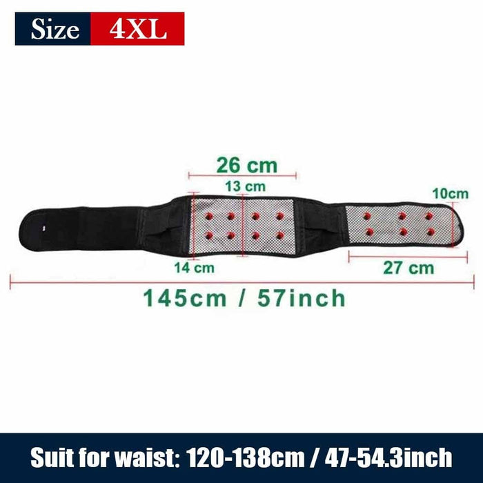 Adjustable Self Heating Magnetic Therapy Lumbar Brace Belt