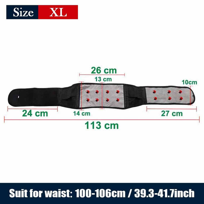 Adjustable Self Heating Magnetic Therapy Lumbar Brace Belt