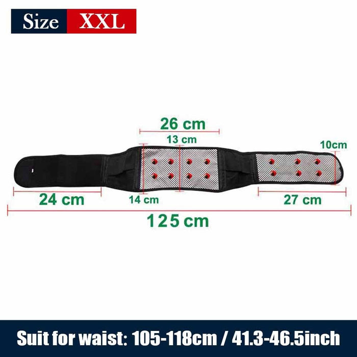 Adjustable Self Heating Magnetic Therapy Lumbar Brace Belt