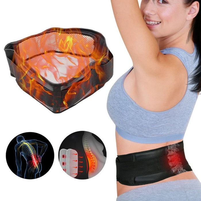 Adjustable Self Heating Magnetic Therapy Lumbar Brace Belt