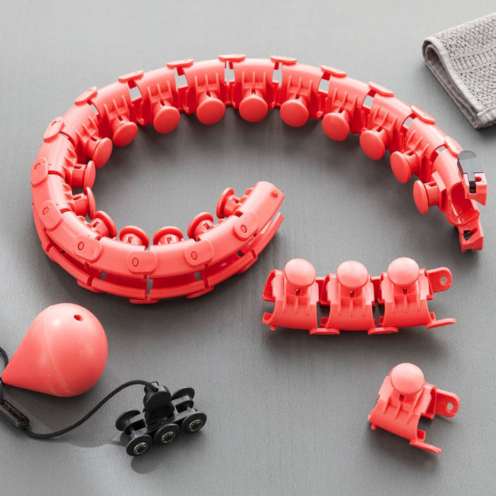 Adjustable Smart Fitness Hoop with Weight Fittehoop