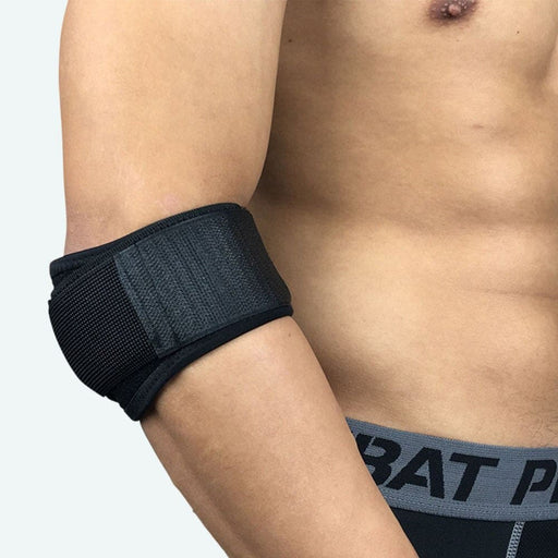 Adjustable Sports Compression Elbow Brace Straps with Gel
