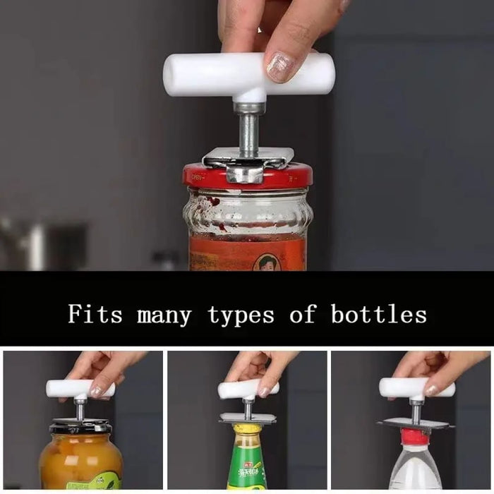 Adjustable Stainless Steel Bottle Opener for Quick and Easy