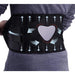 Adjustable Waist Lumbar Support Belt with 6 Stays & 16-hole