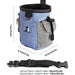 Adjustable Waist Strap Built - in Poop & Treat Training Bag
