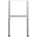 Adjustable Work Bench Frames 2 Pcs Metal 55x(69-95.5) Cm