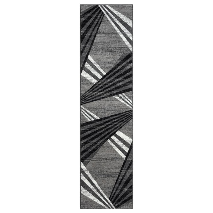 Adore Geometric Textural Rug Grey 200x200
