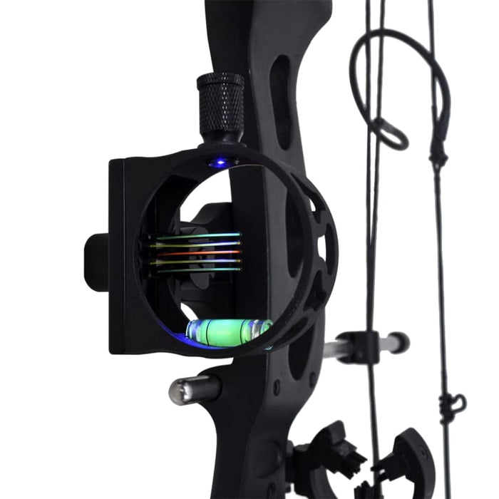 Adult Compound Bow With Accessories And Fiberglass Arrows