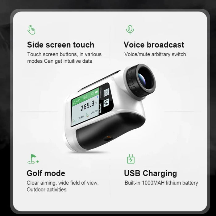Advanced Golf Laser Rangefinder with Flagstick Lock
