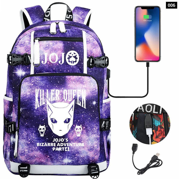 Adventure Backpack Multifunction Usb Charging School Bag