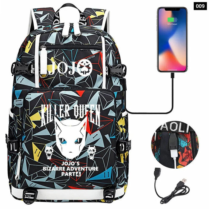 Adventure Backpack Multifunction Usb Charging School Bag