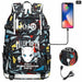 Adventure Backpack Multifunction Usb Charging School Bag