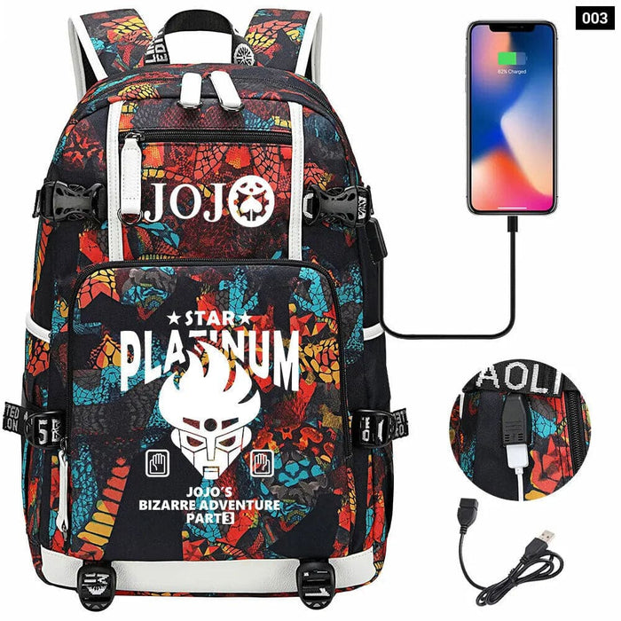 Adventure Backpack Multifunction Usb Charging School Bag