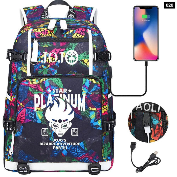 Adventure Backpack Multifunction Usb Charging School Bag