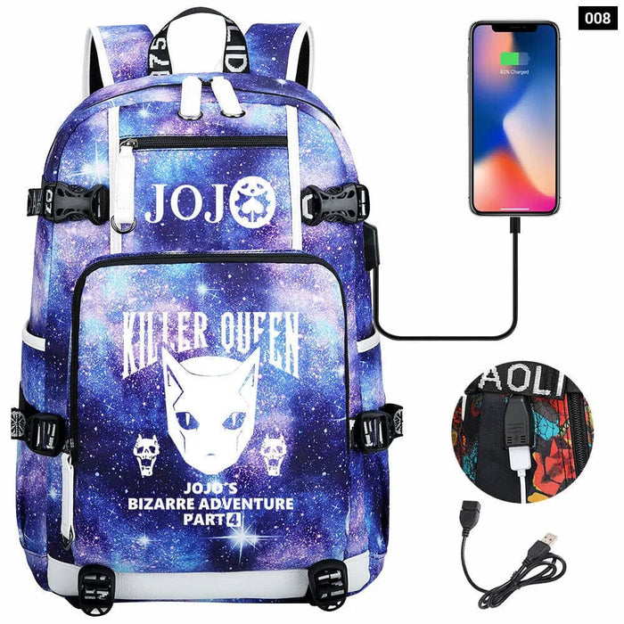 Adventure Backpack Multifunction Usb Charging School Bag