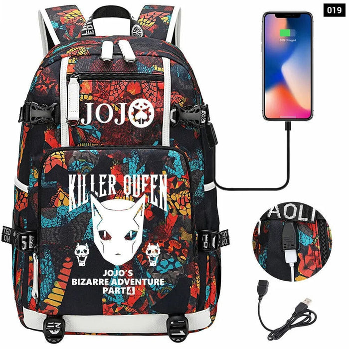 Adventure Backpack Multifunction Usb Charging School Bag