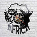 Africa Decor Vinyle Record Led Vinyl Wall Clock Artwork