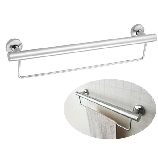 Aged Care Stainless Steel Towel Rail With Grab