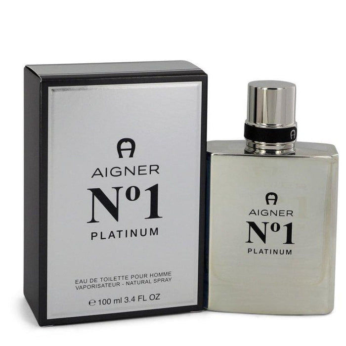 Aigner No. 1 Platinum Edt Spray by Etienne for Men - 100 Ml