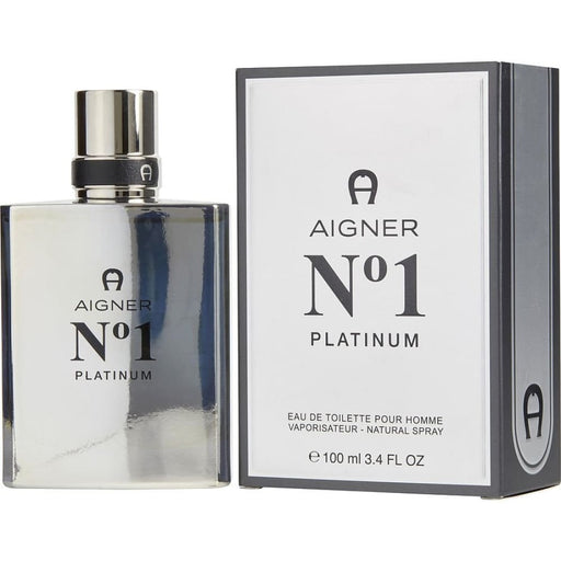 Aigner No. 1 Platinum Edt Spray by Etienne for Men - 100 Ml