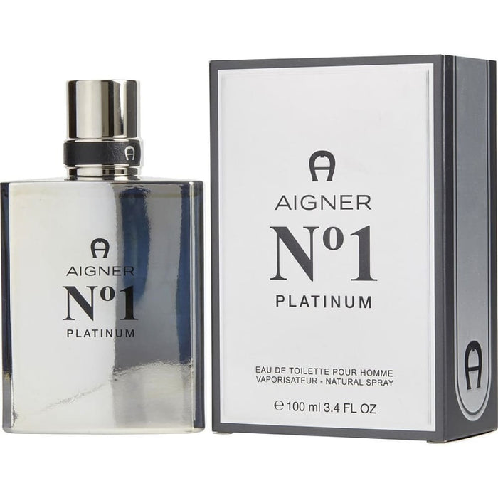 Aigner No. 1 Platinum Edt Spray by Etienne for Men - 100 Ml