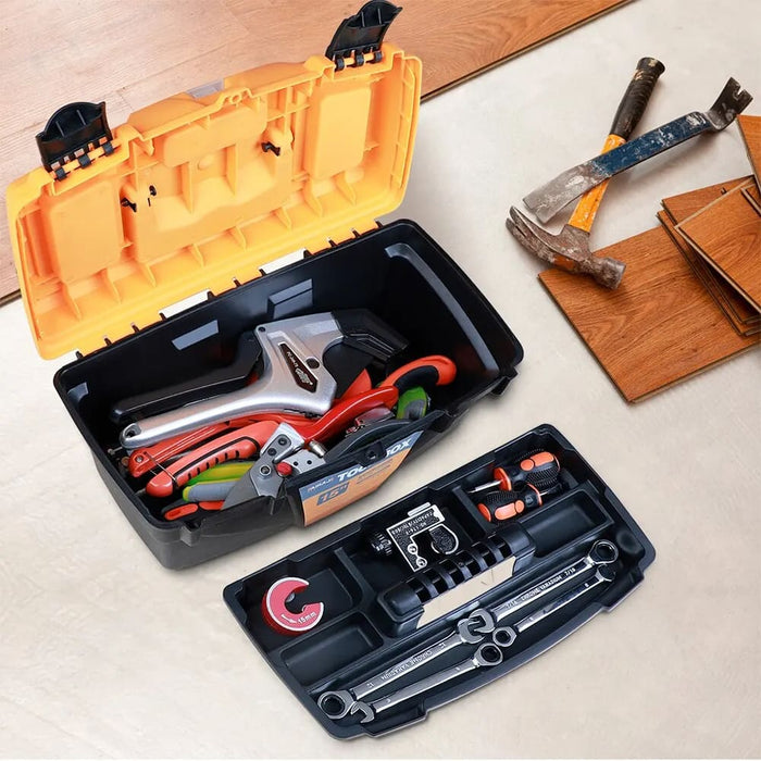 Airaj 12 15 Inch Toolbox for Electricians and Carpenters
